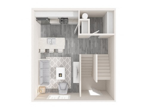 Floor plan for 2 beds, 2 baths, 1200 sqft